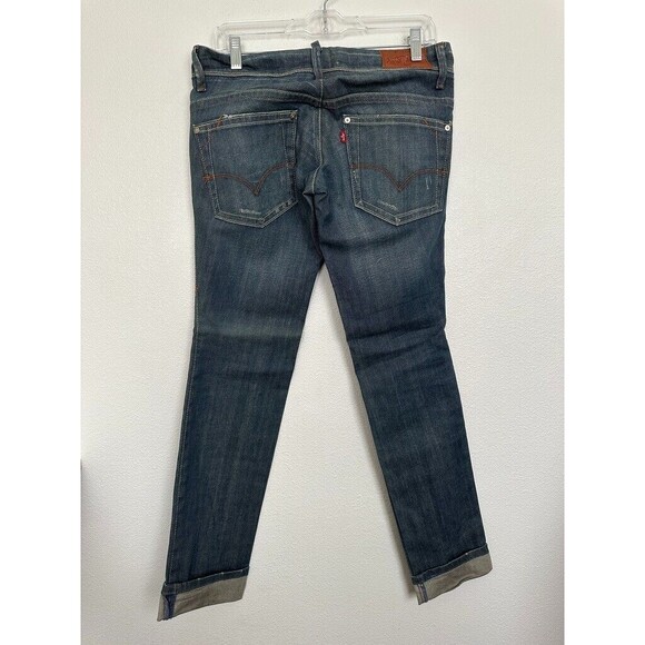 Levi's Red Line Selvedge Denim Jeans Engineered Indigo Blue Workwear Men's 28 - Picture 7 of 12